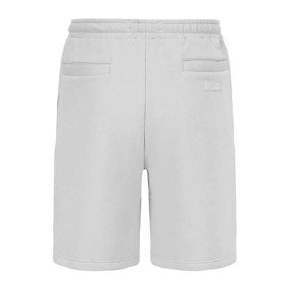 Grey - Back - Blank Essentials Mens Sweat Shorts