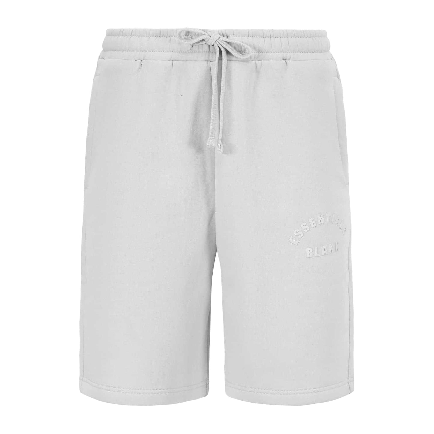 Grey - Front - Blank Essentials Mens Sweat Shorts