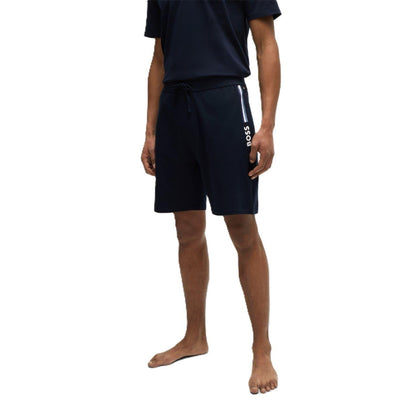 Dark Blue - Front - Boss Mens Regular Hoodie