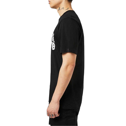 Black-White - Side - Billionaire Boys Club Mens Arched Logo Cotton T-Shirt