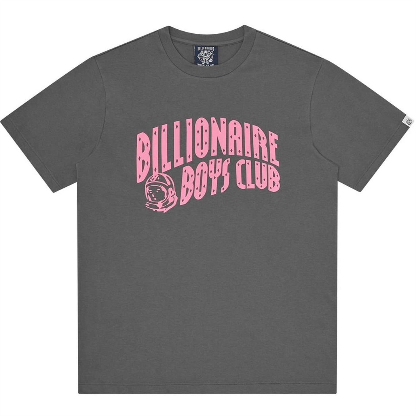 Space Pink - Front - Billionaire Boys Club Mens Arched Logo Cotton T-Shirt