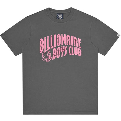 Space Pink - Front - Billionaire Boys Club Mens Arched Logo Cotton T-Shirt