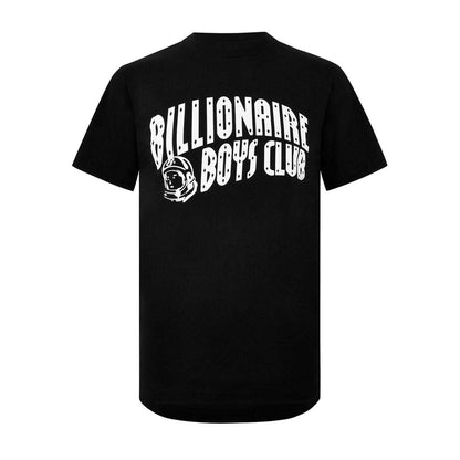 Black-White - Front - Billionaire Boys Club Mens Arched Logo Cotton T-Shirt