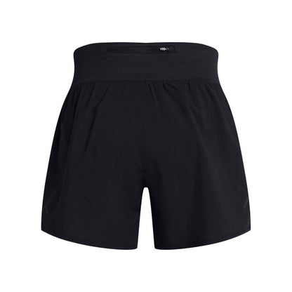 Black - Back - Under Armour Womens-Ladies Fly By Elite Shorts