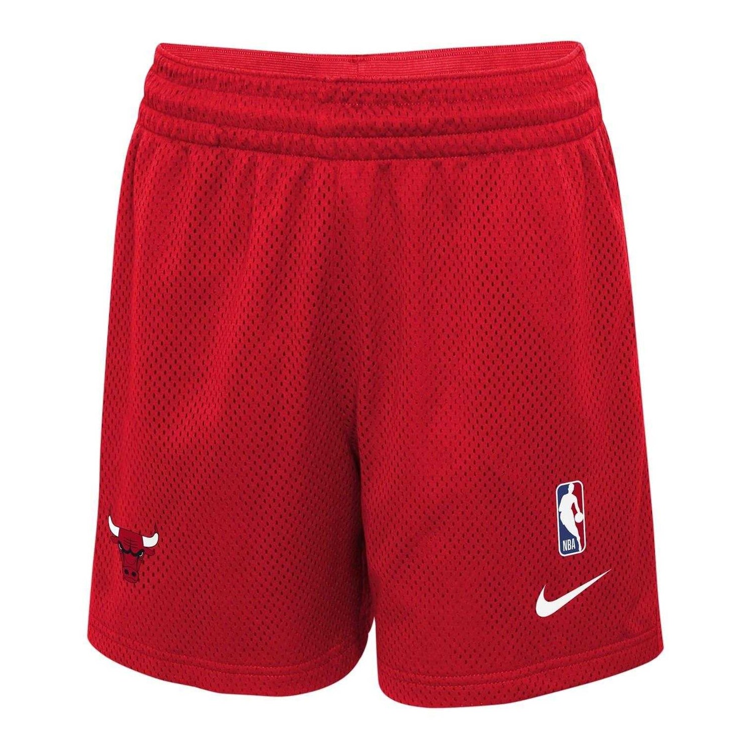Red - Front - Nike Boys NBA Chicago Bulls Basketball Shorts