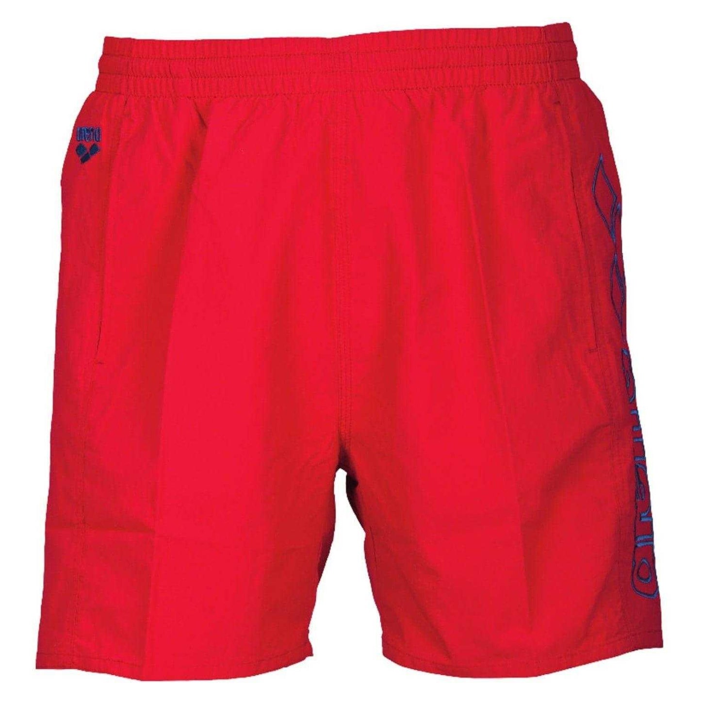 Red-Royal Blue - Front - Arena Mens Berry Swim Shorts