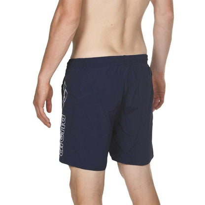 Navy-White - Back - Arena Mens Berry Swim Shorts