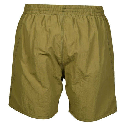 Olive-White - Back - Arena Mens Berry Swim Shorts