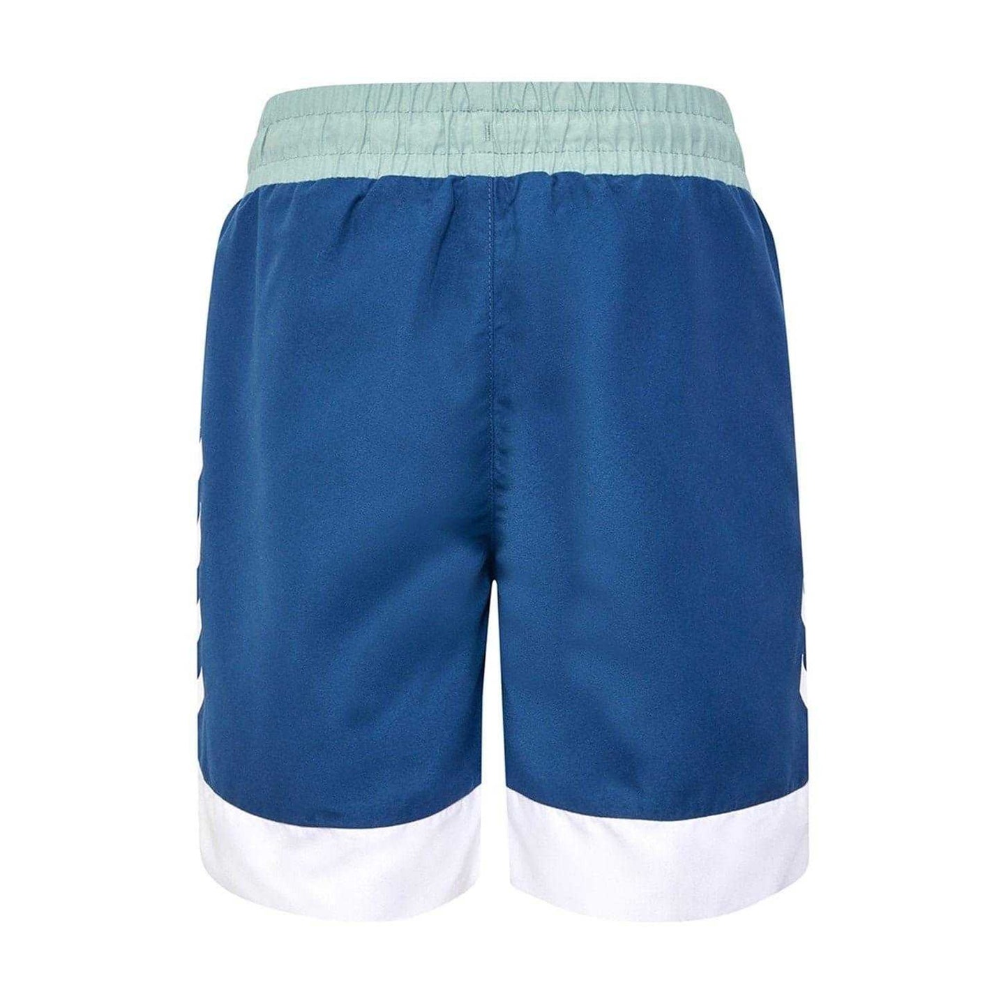 Blue Surf - Back - Hummel Childrens-Kids Regular Swim Shorts