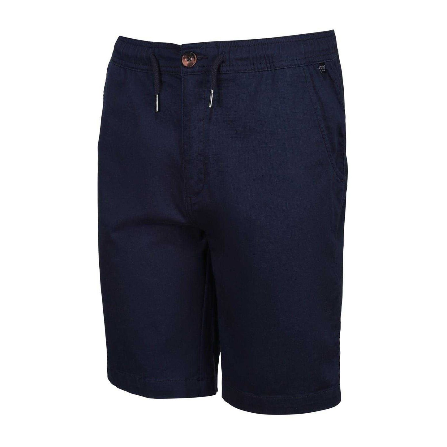 Navy - Side - Regatta Mens Albie Chino Shorts