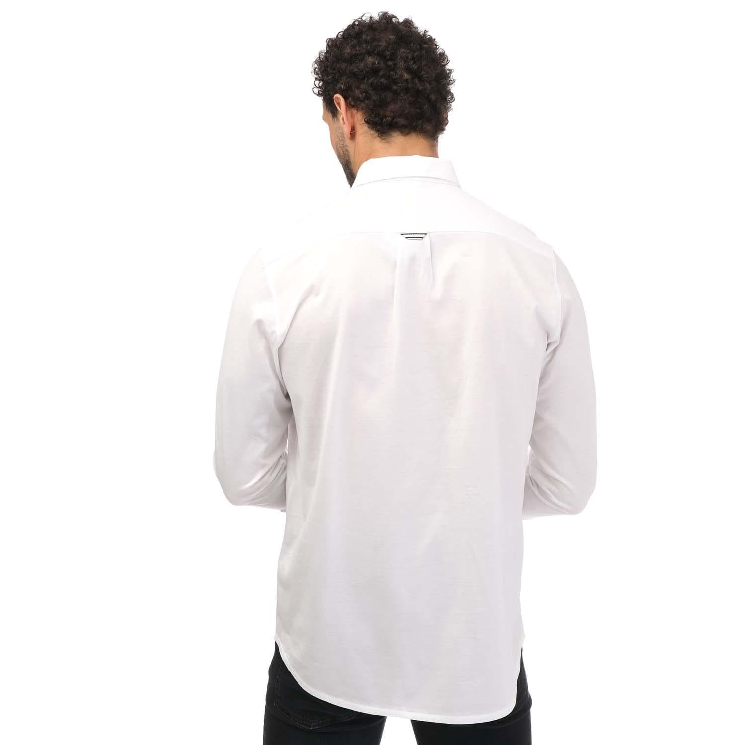 White - Back - Mercery Mens Beynol Jersey Shirt