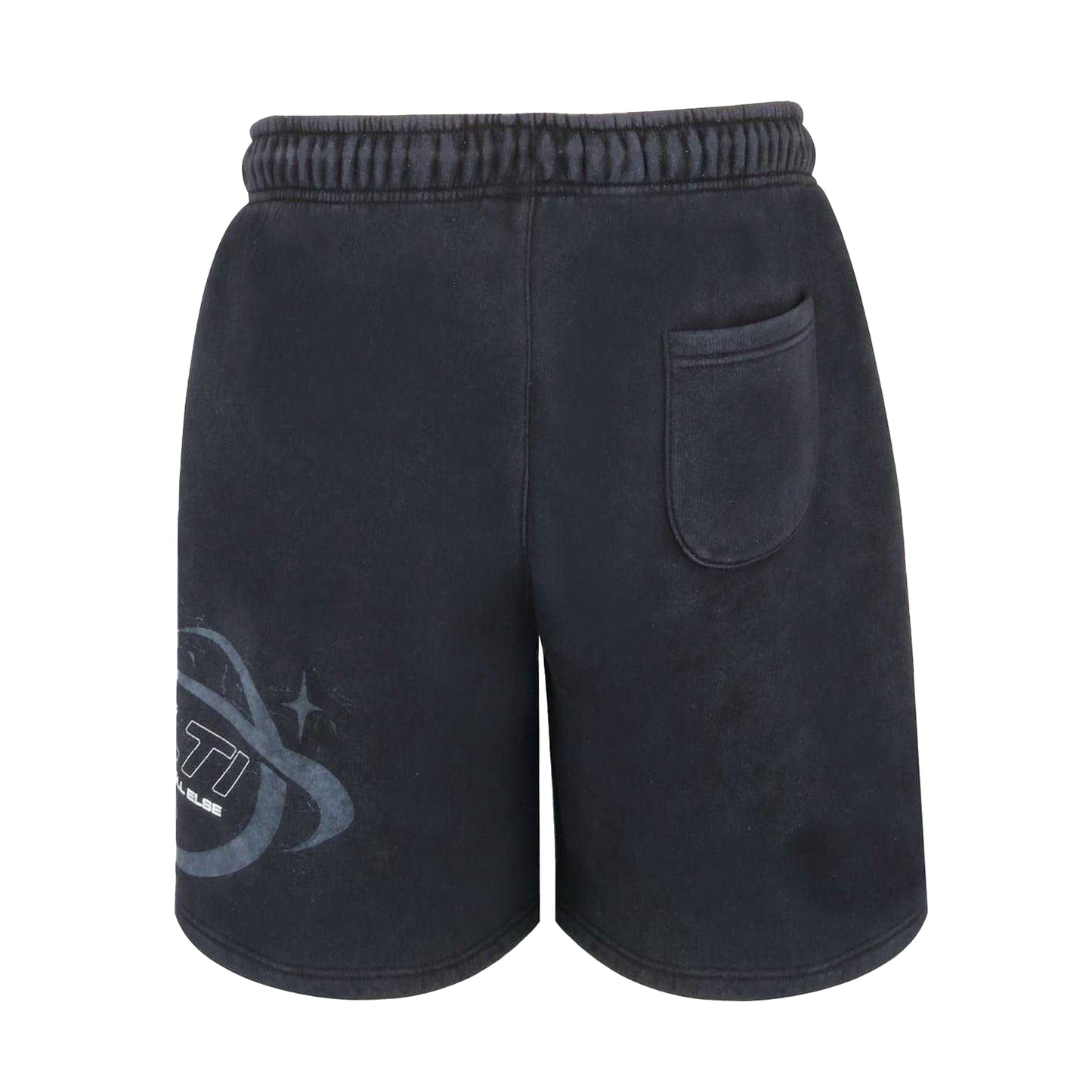 Washed Black - Back - Loyalti Mens Fleece Sweat Shorts