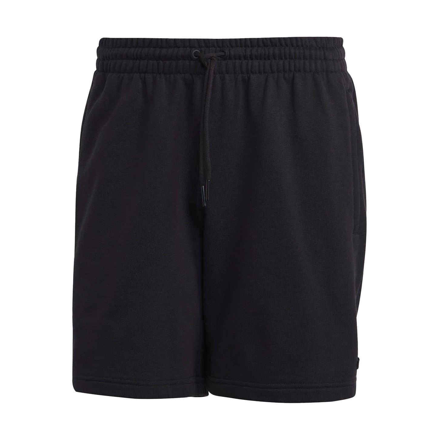 Black - Front - Adidas Unisex Adult Essential Jersey Sweat Shorts