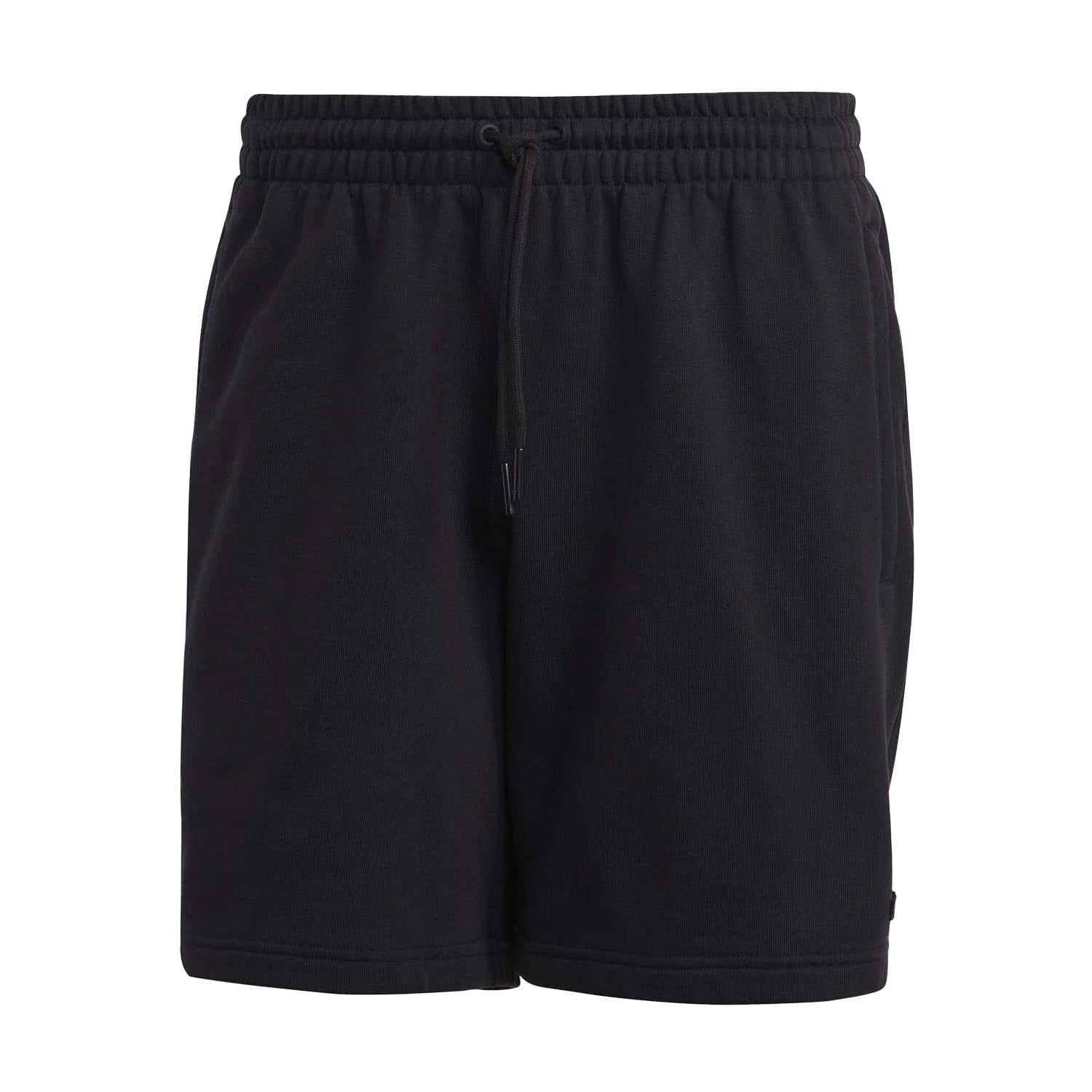 Black - Front - Adidas Unisex Adult Essential Jersey Sweat Shorts