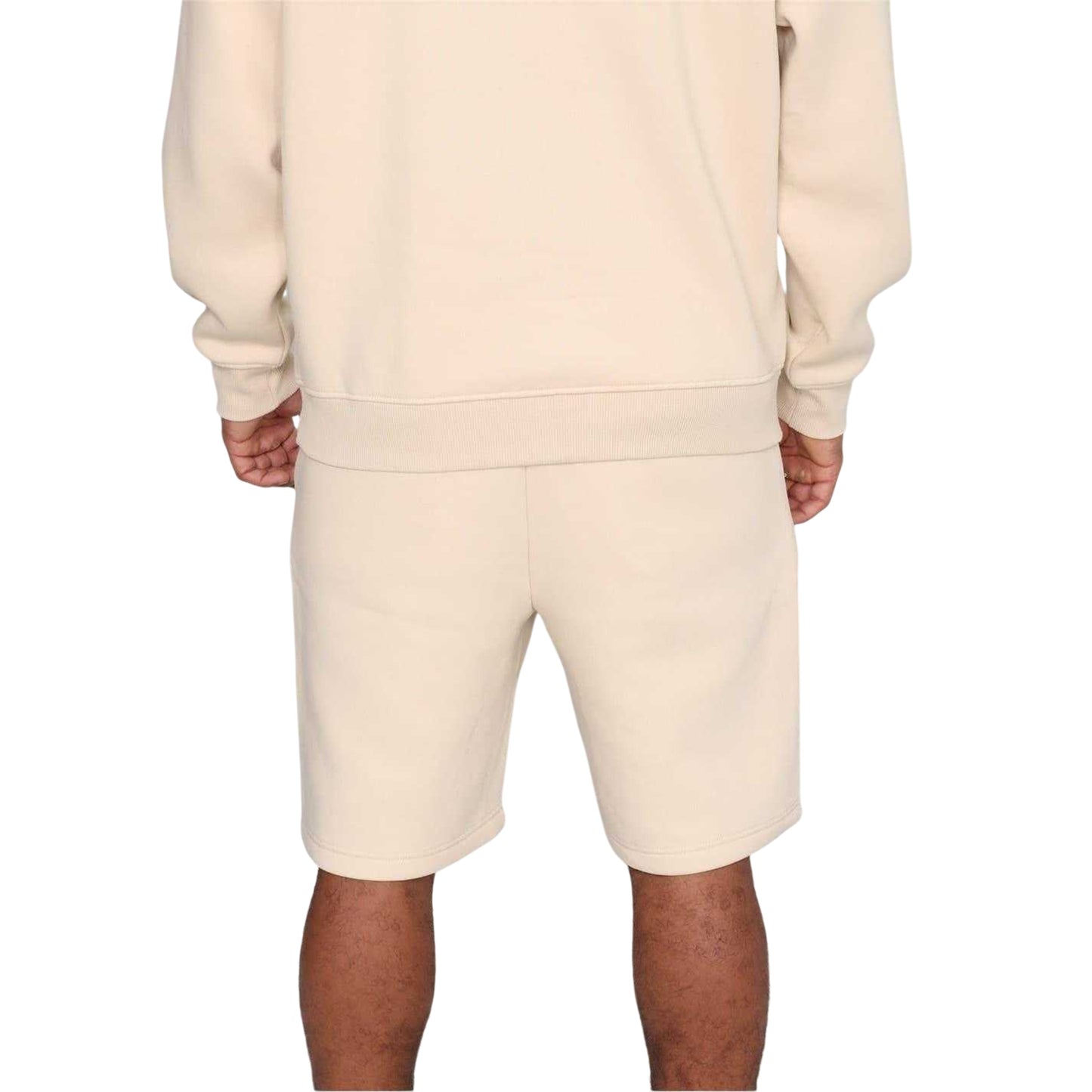 Summer Sand - Back - Blank Essentials Mens Cotton Blend Oversized Shorts