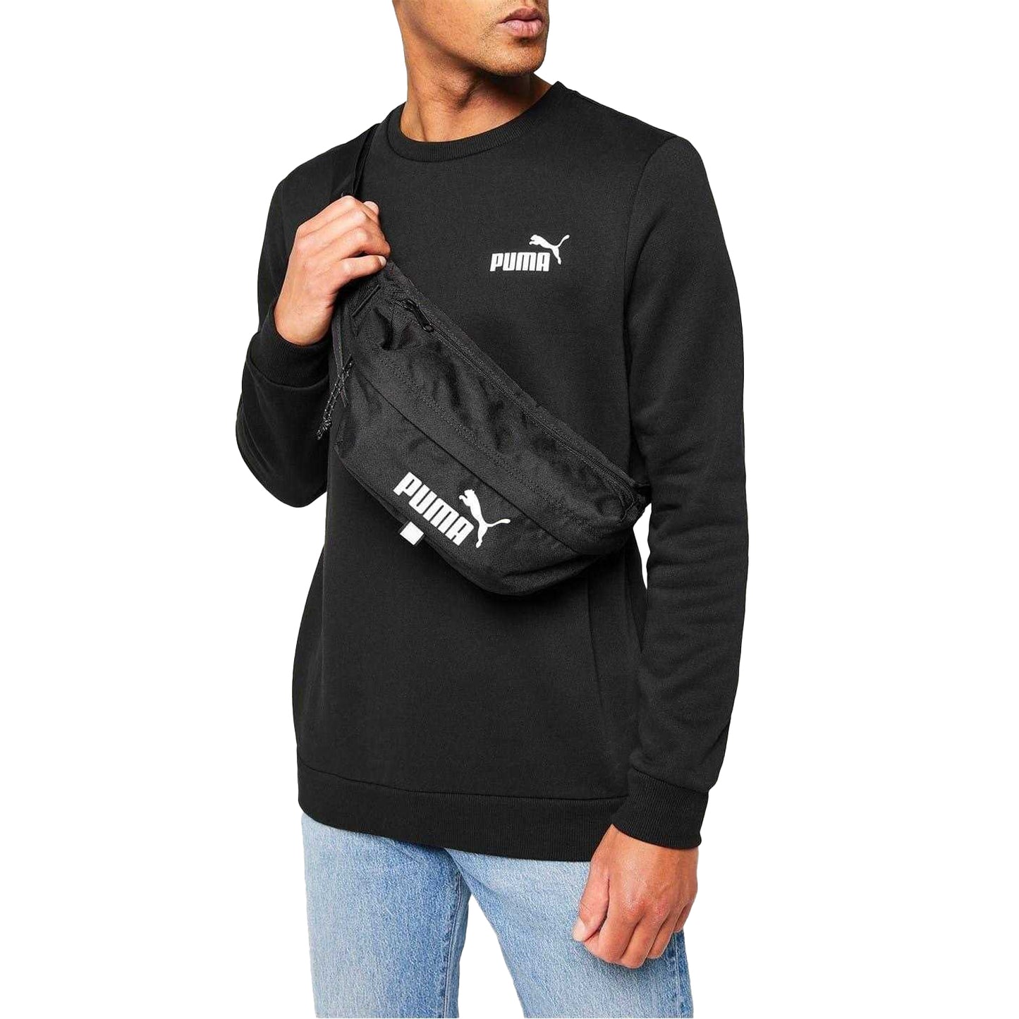 Black-White - Back - Puma Phase Waist Bag