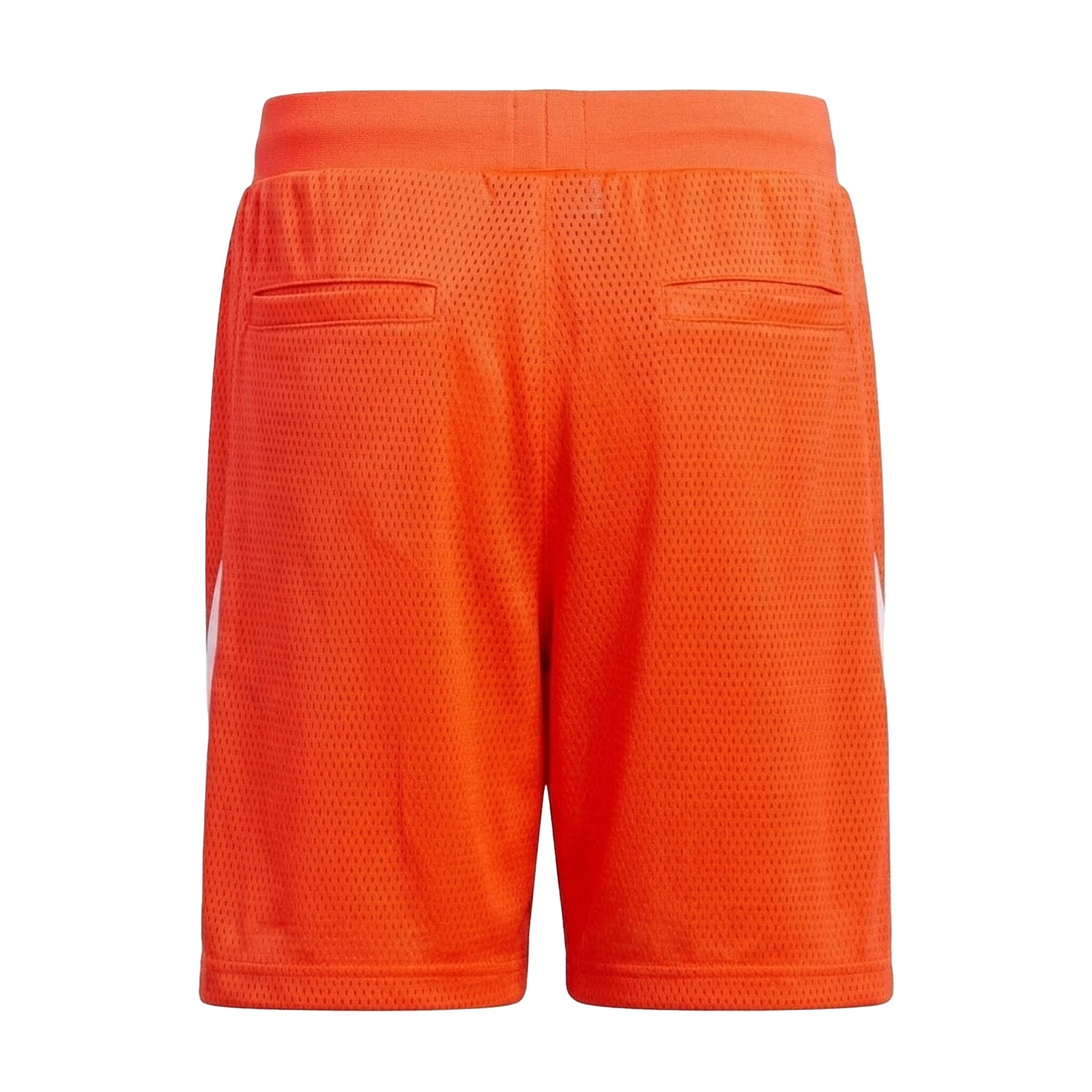 Solar Red - Back - Adidas Mens Mesh Shorts