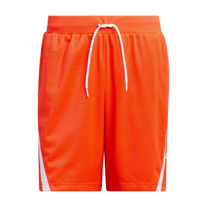 Solar Red - Front - Adidas Mens Mesh Shorts