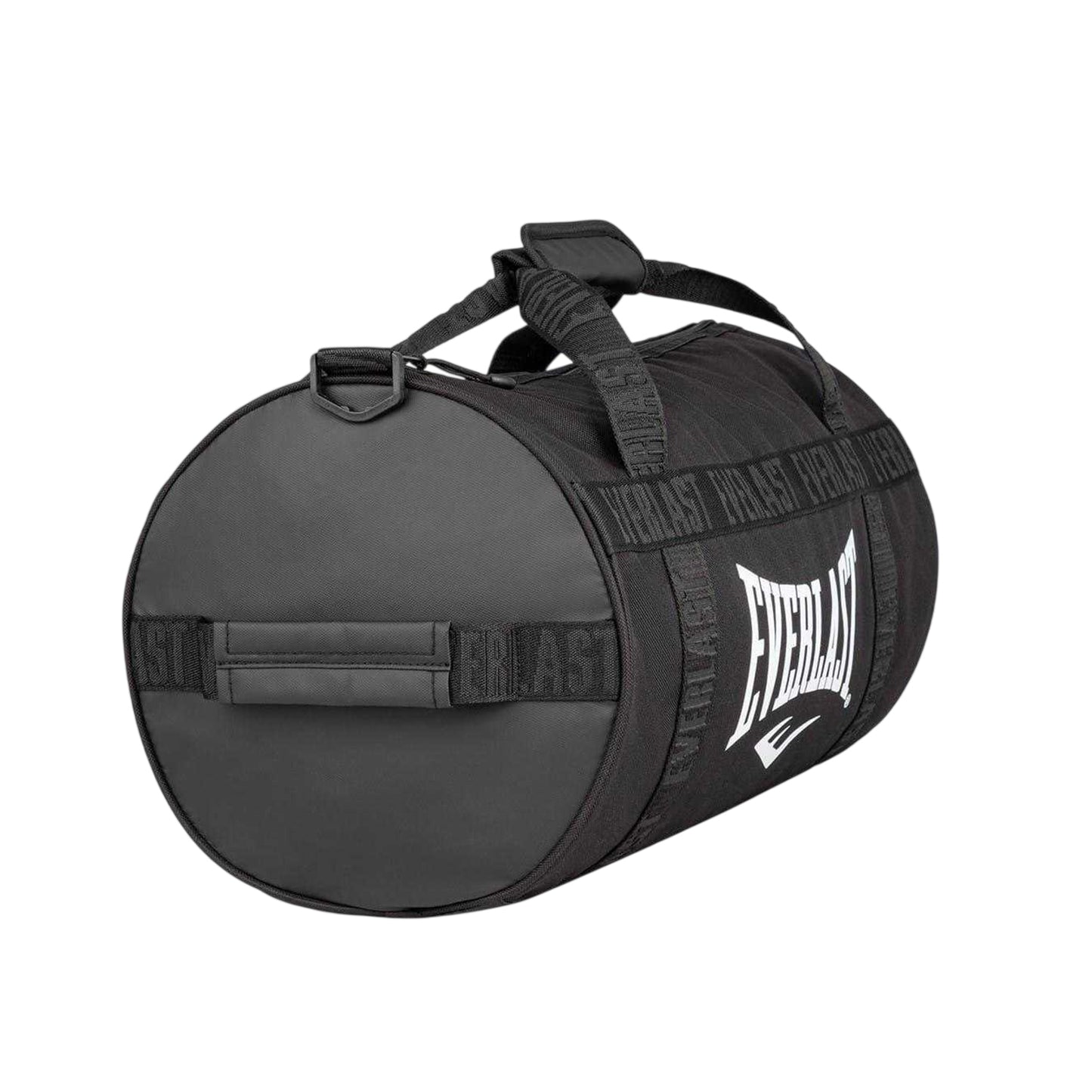 Black-White - Side - Everlast Logo Polyester Gym Holdall
