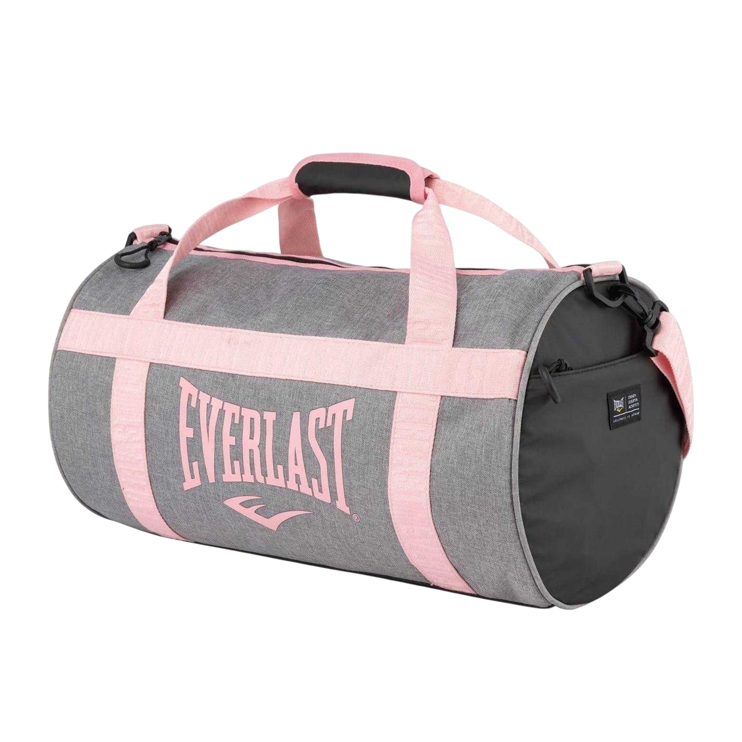 Grey-Coral - Lifestyle - Everlast Logo Polyester Gym Holdall