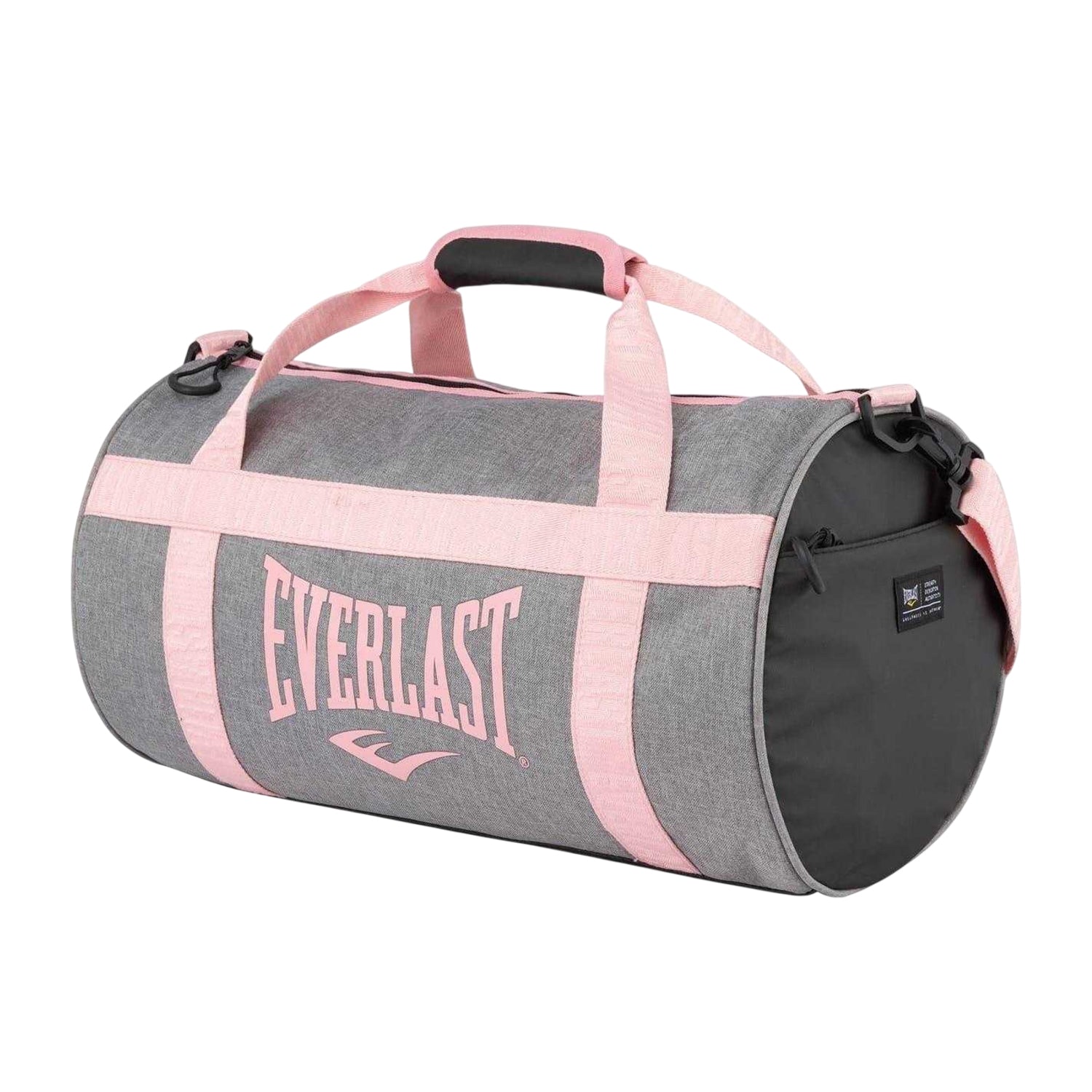 Grey-Coral - Lifestyle - Everlast Logo Polyester Gym Holdall