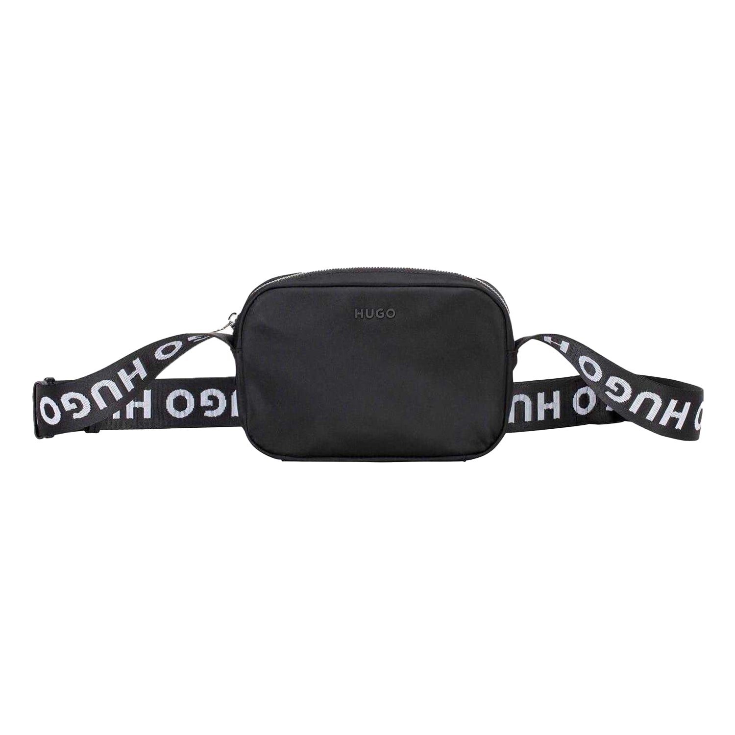 Black - Front - Hugo Crossbody Bag