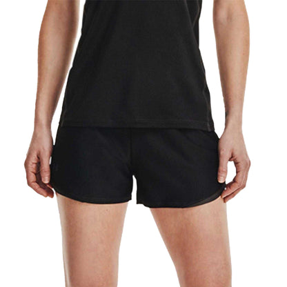 Black - Front - Under Armour Womens-Ladies Play Up Shorts