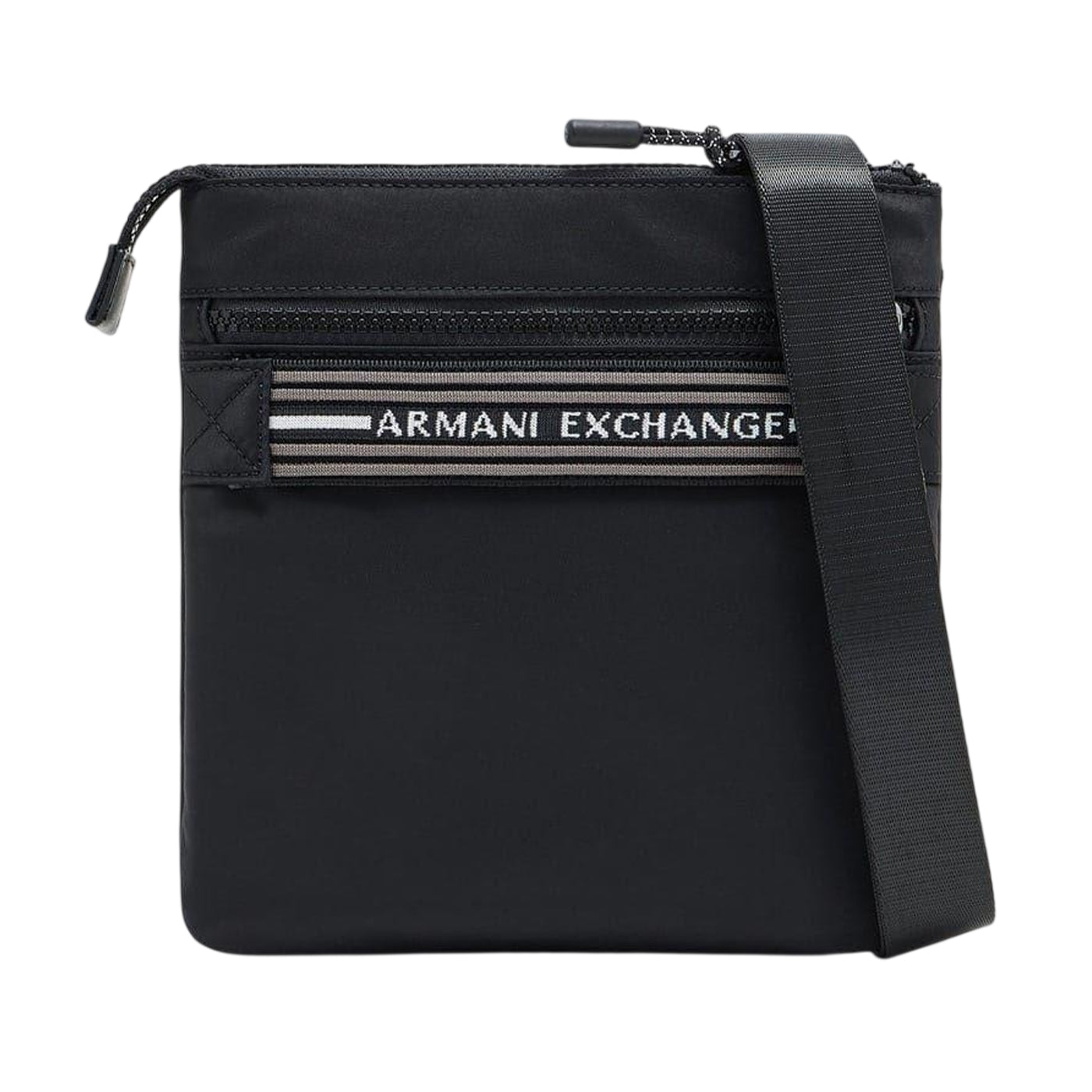 Black - Front - Armani Exchange Messenger Bag