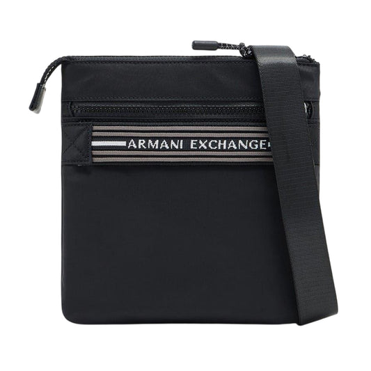 Black - Front - Armani Exchange Messenger Bag