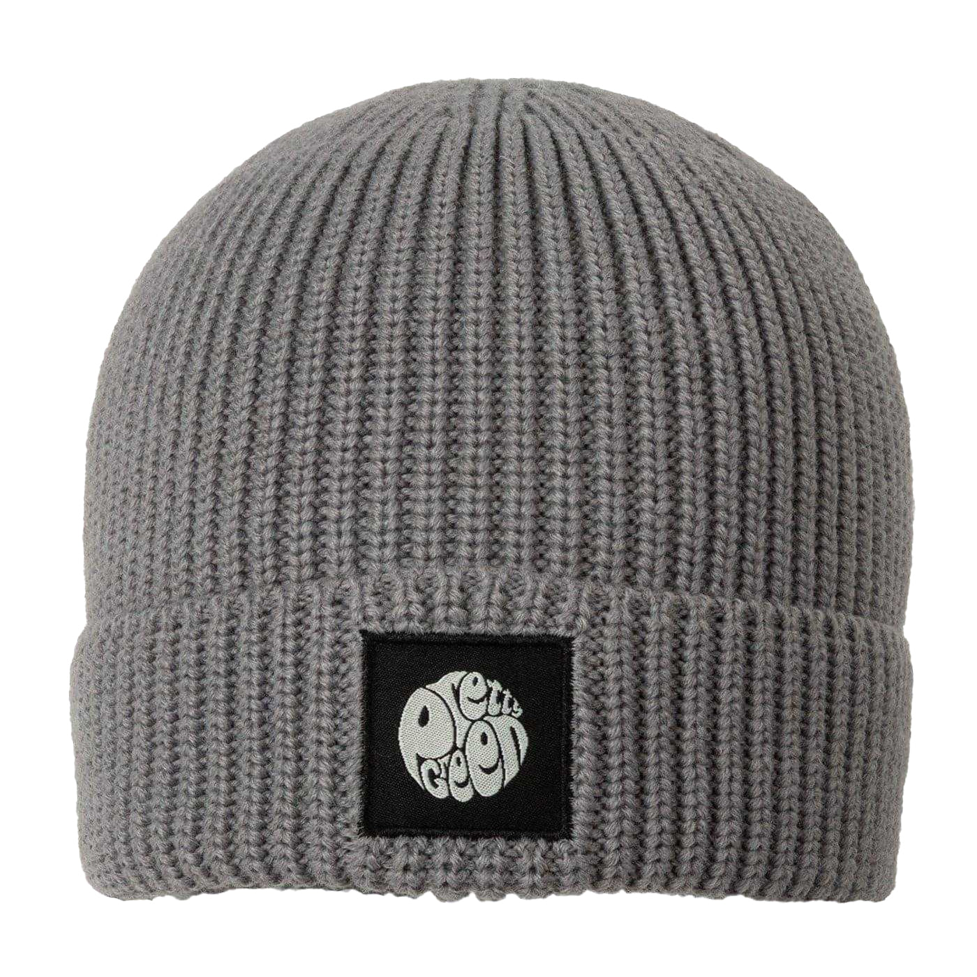 Grey - Front - Pretty Green Mens Ribbed Beanie