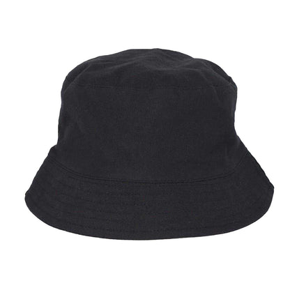 Black - Front - Brave Soul Mens Cotton Bucket Hat