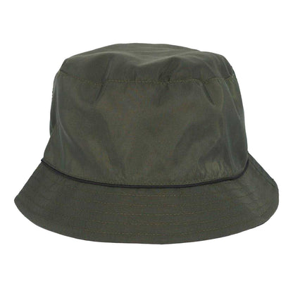 Khaki Green - Front - Brave Soul Mens Cotton Bucket Hat