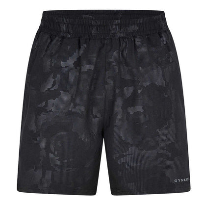 Black - Front - Gym King Mens Sport Shorts