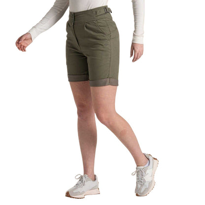 Wild Olive - Side - Craghoppers Womens-Ladies Araby Tailored Walking Shorts