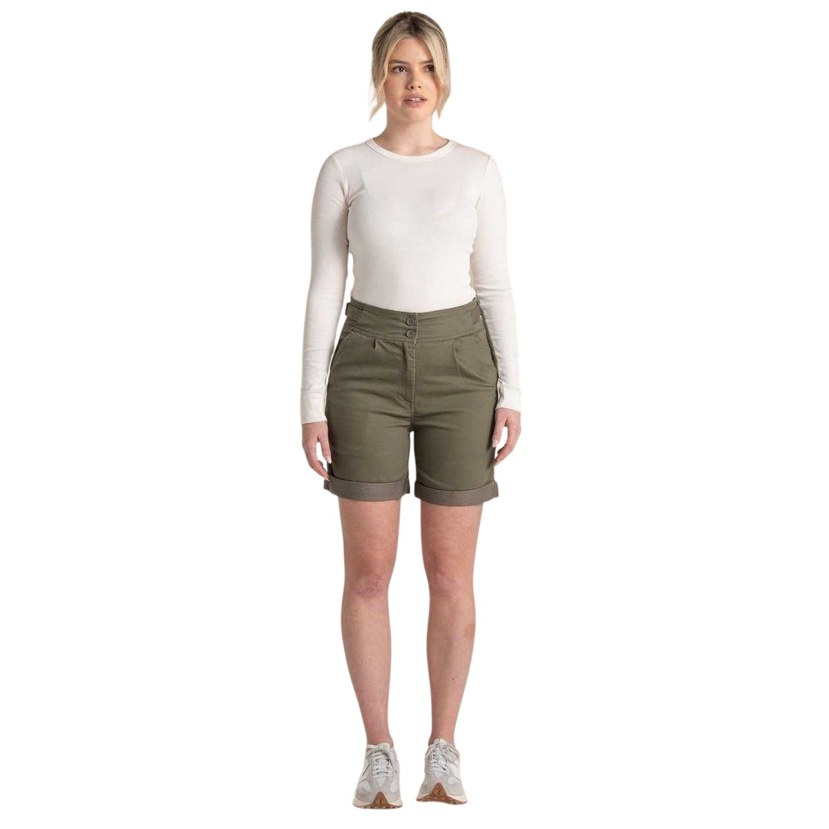 Wild Olive - Lifestyle - Craghoppers Womens-Ladies Araby Tailored Walking Shorts