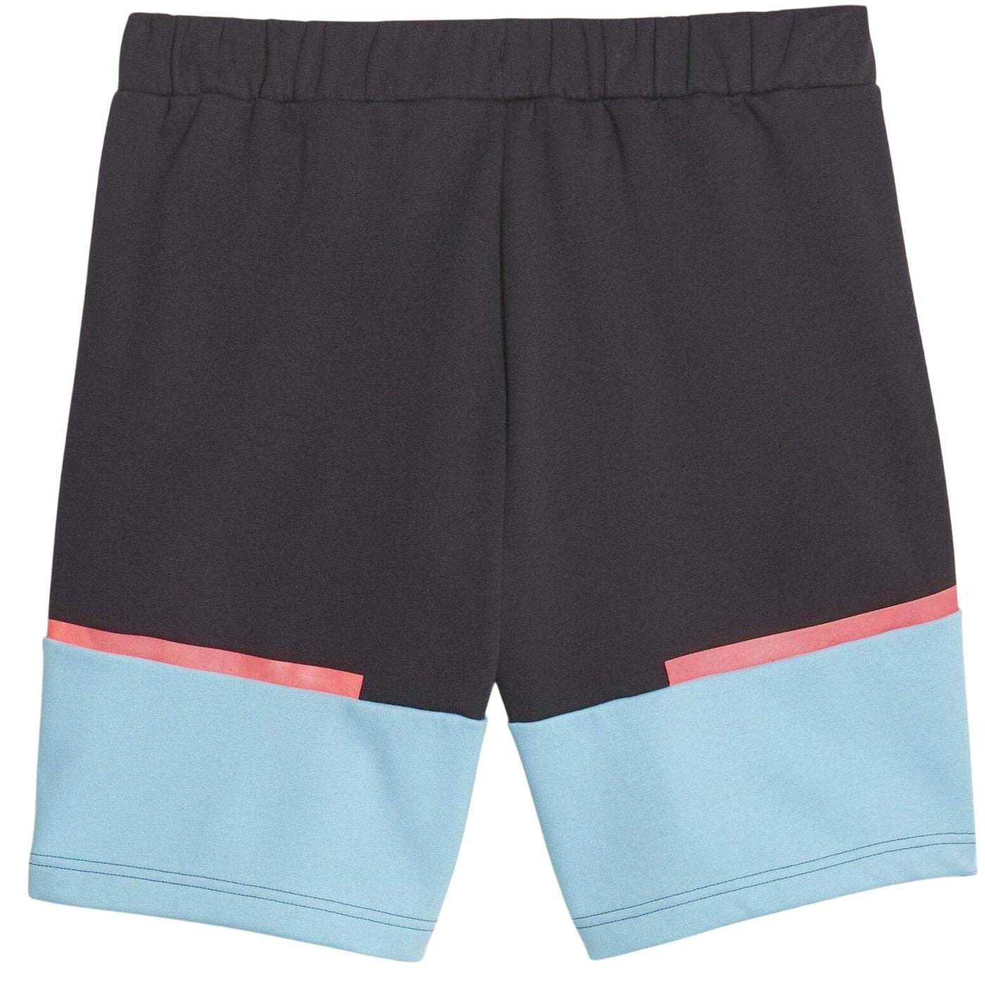 Dark Navy - Back - Puma Mens Casuals Elasticated Manchester City FC Football Shorts