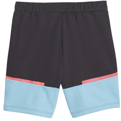 Dark Navy - Back - Puma Mens Casuals Elasticated Manchester City FC Football Shorts