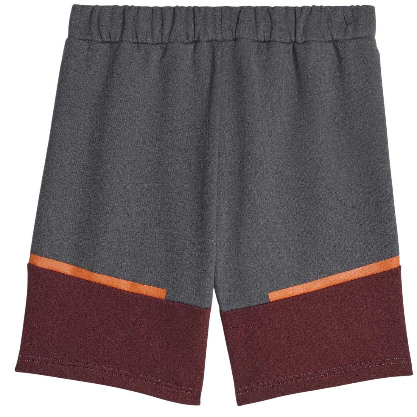 Grey - Back - Puma Mens Casuals Elasticated Manchester City FC Football Shorts