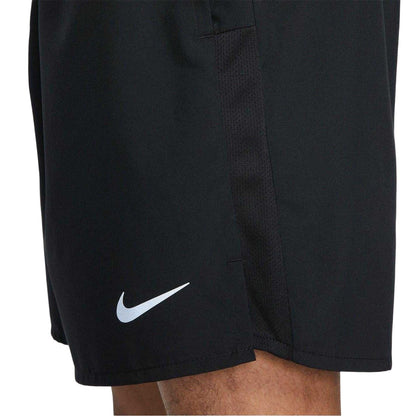 Black-Reflective Silver - Side - Nike Mens Challenger Lightweight Relaxed Fit Shorts