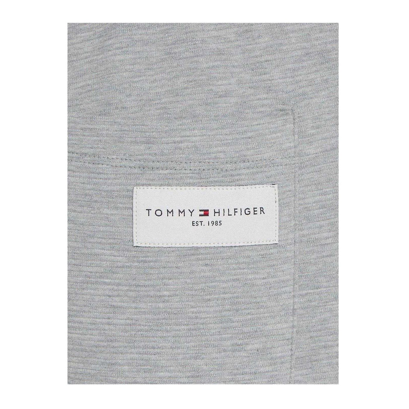Grey Heather - Side - Tommy Hilfiger Mens Lounge Shorts