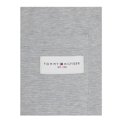 Grey Heather - Side - Tommy Hilfiger Mens Lounge Shorts