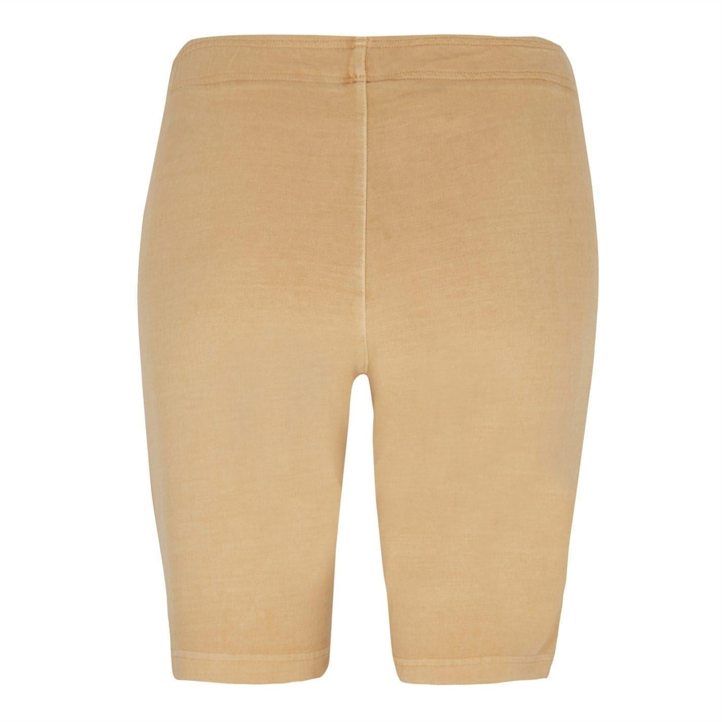 Burgundy-Ochre - Back - Reebok Womens-Ladies Essentials Slim Shorts