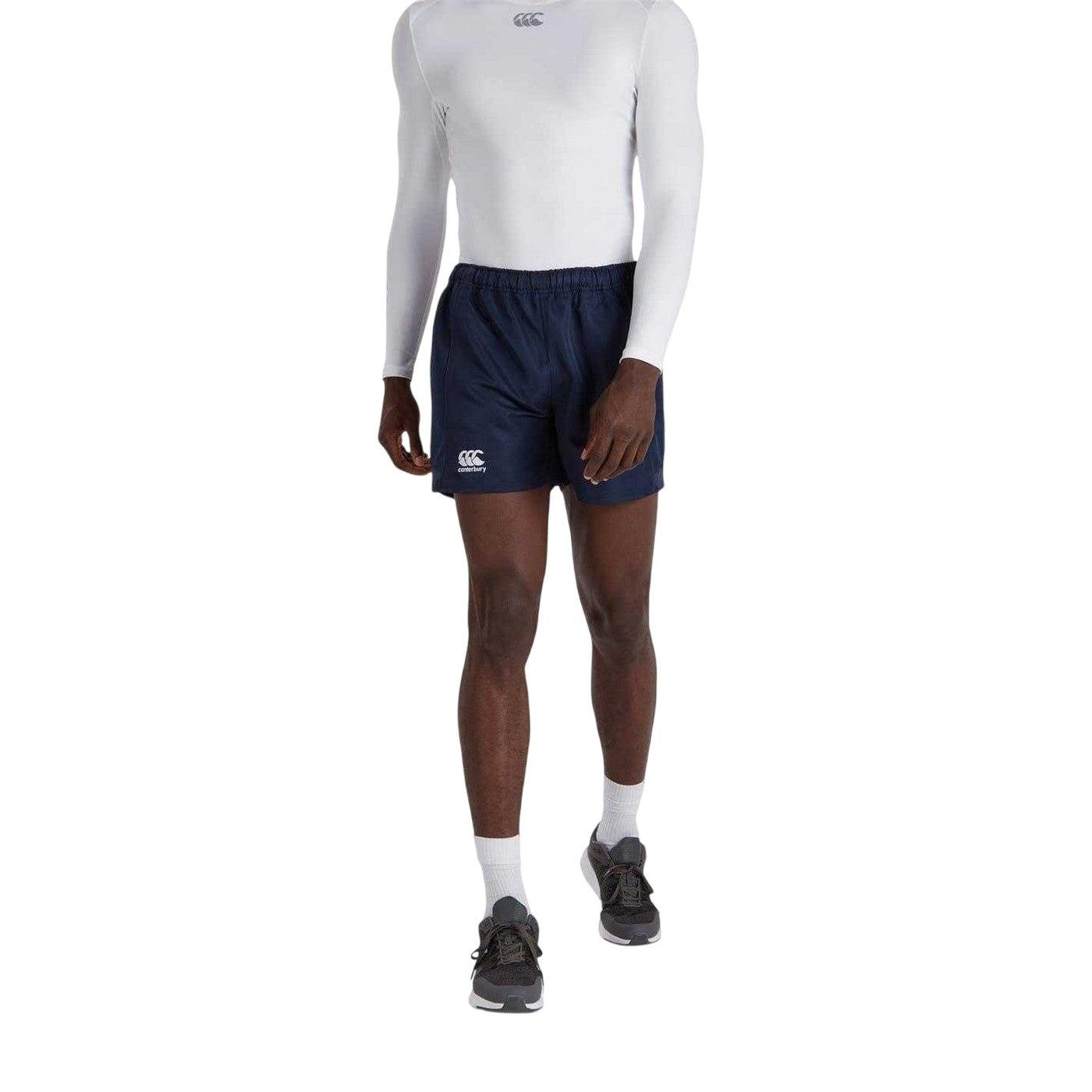 Navy - Lifestyle - Canterbury Mens Advantage Elasticated Waist Rugby Shorts
