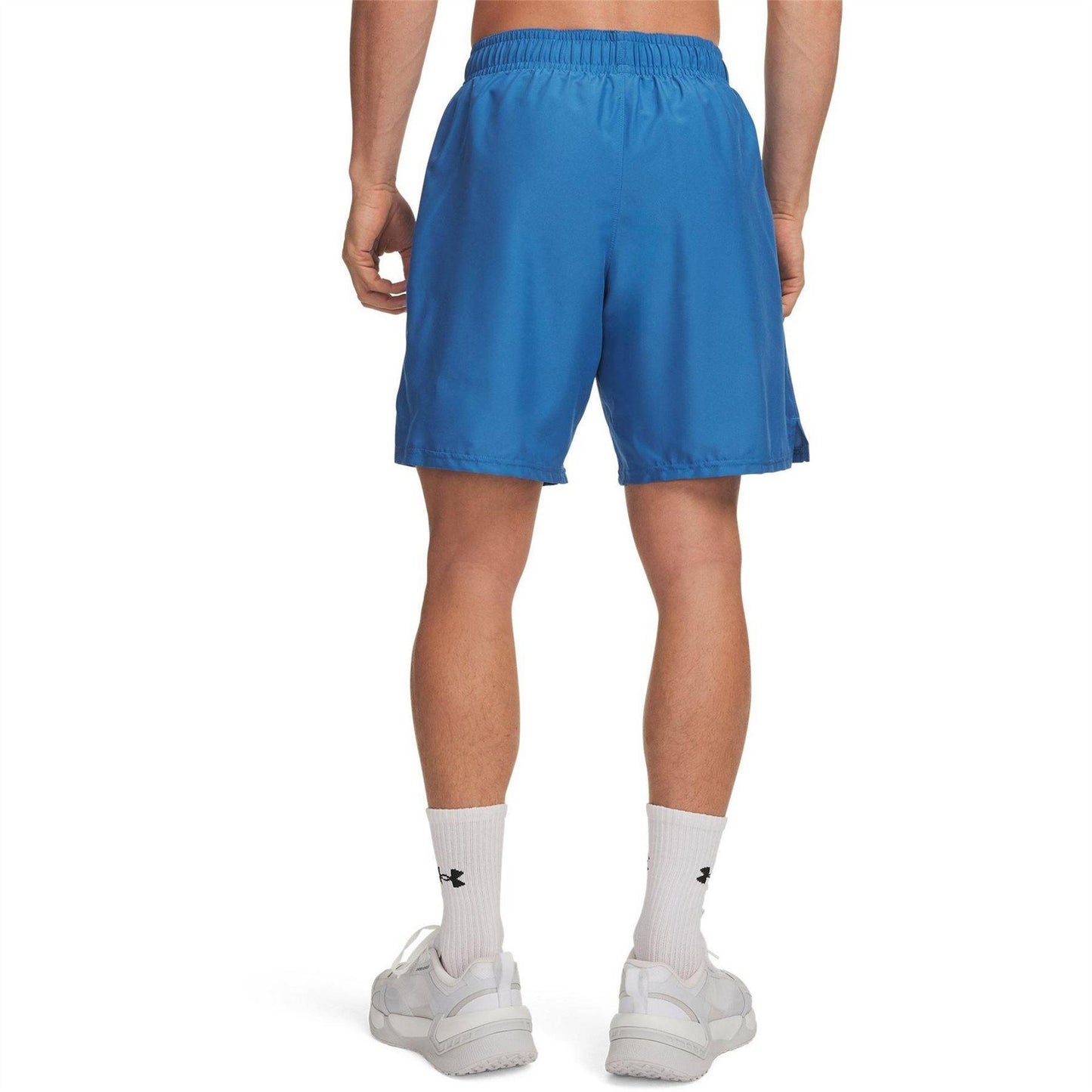 Blue-Black - Back - Under Armour Mens Vertical Logo Regular Shorts