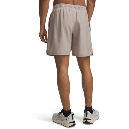 Taupe-Black - Back - Under Armour Mens Vertical Logo Regular Shorts