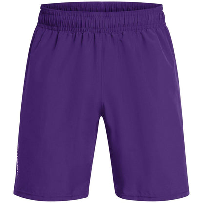 Purple - Front - Under Armour Mens Vertical Logo Regular Shorts