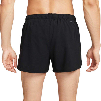 Black-Silver - Back - Nike Mens Running Shorts