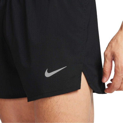 Black-Silver - Side - Nike Mens Running Shorts