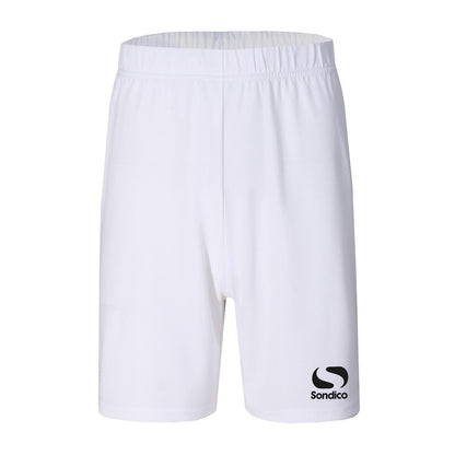 White - Front - Sondico Mens Polyester Regular Football Shorts