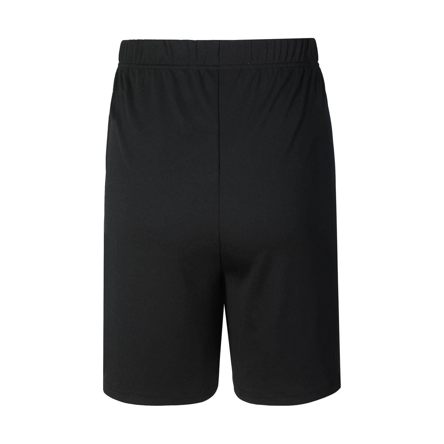 Black - Back - Sondico Mens Polyester Regular Football Shorts